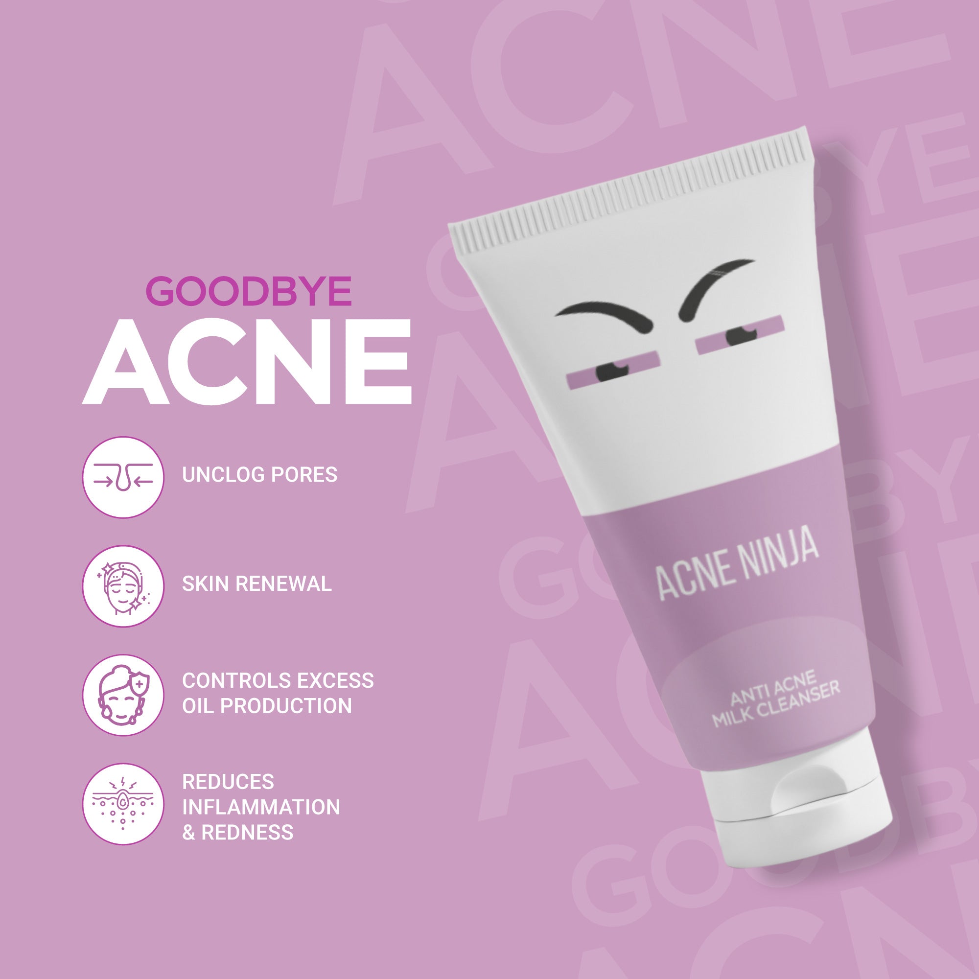 Goodbye ACNE products at fudge beauty in pakistan