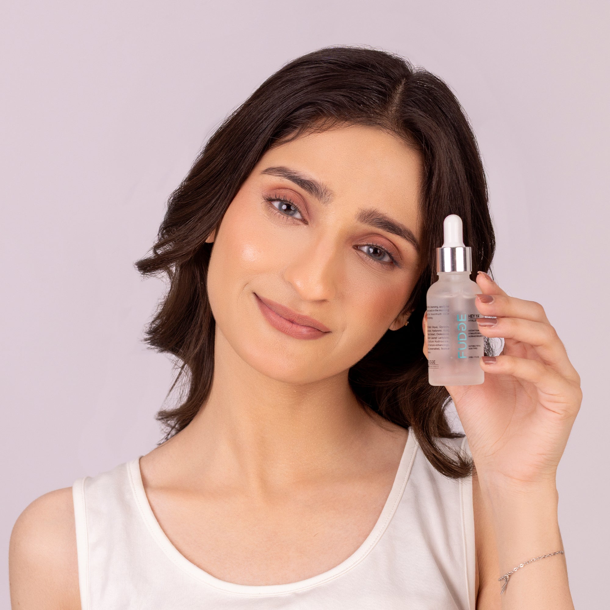 Fudge Beauty Hey Ya’ Hyaluronic Acid Serum bottle – hydrating skincare