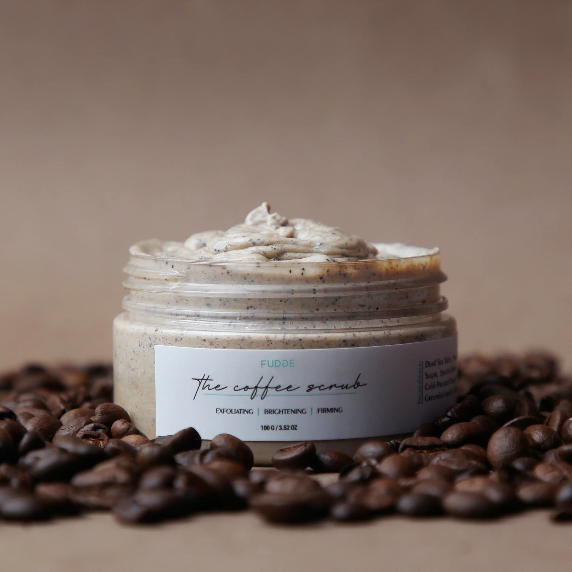 the coffee scrub at fudge beauty