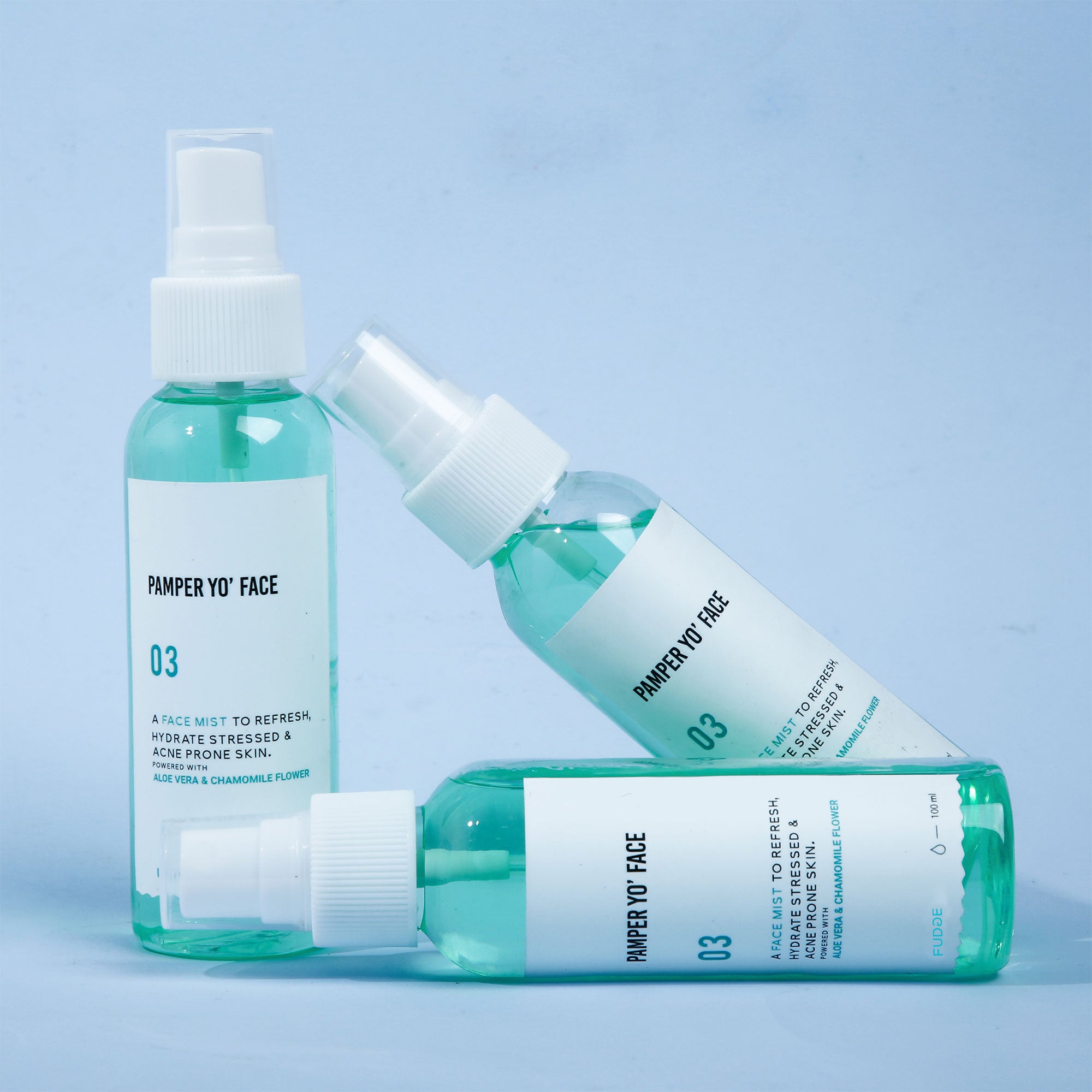 Fudge Beauty Pamper Yo’ Skin Face Mist bottle – organic, refreshing skincare