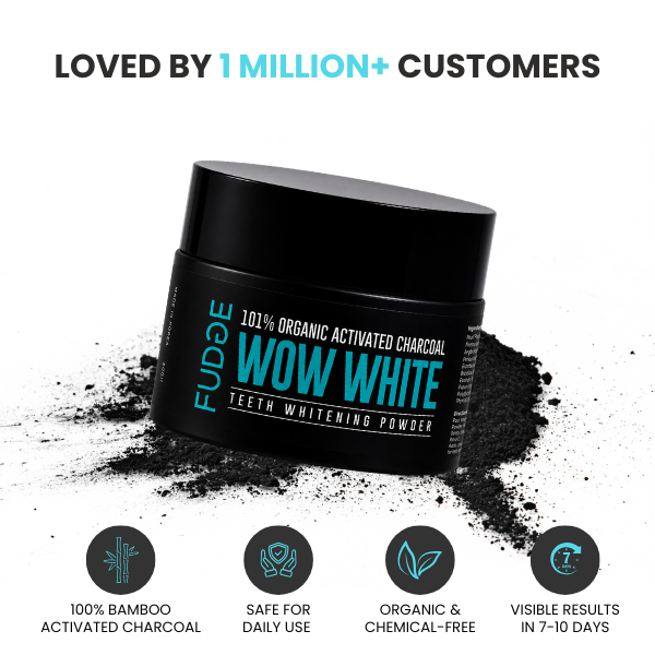 Wow White (Activated Charcoal Teeth Whitening Powder)